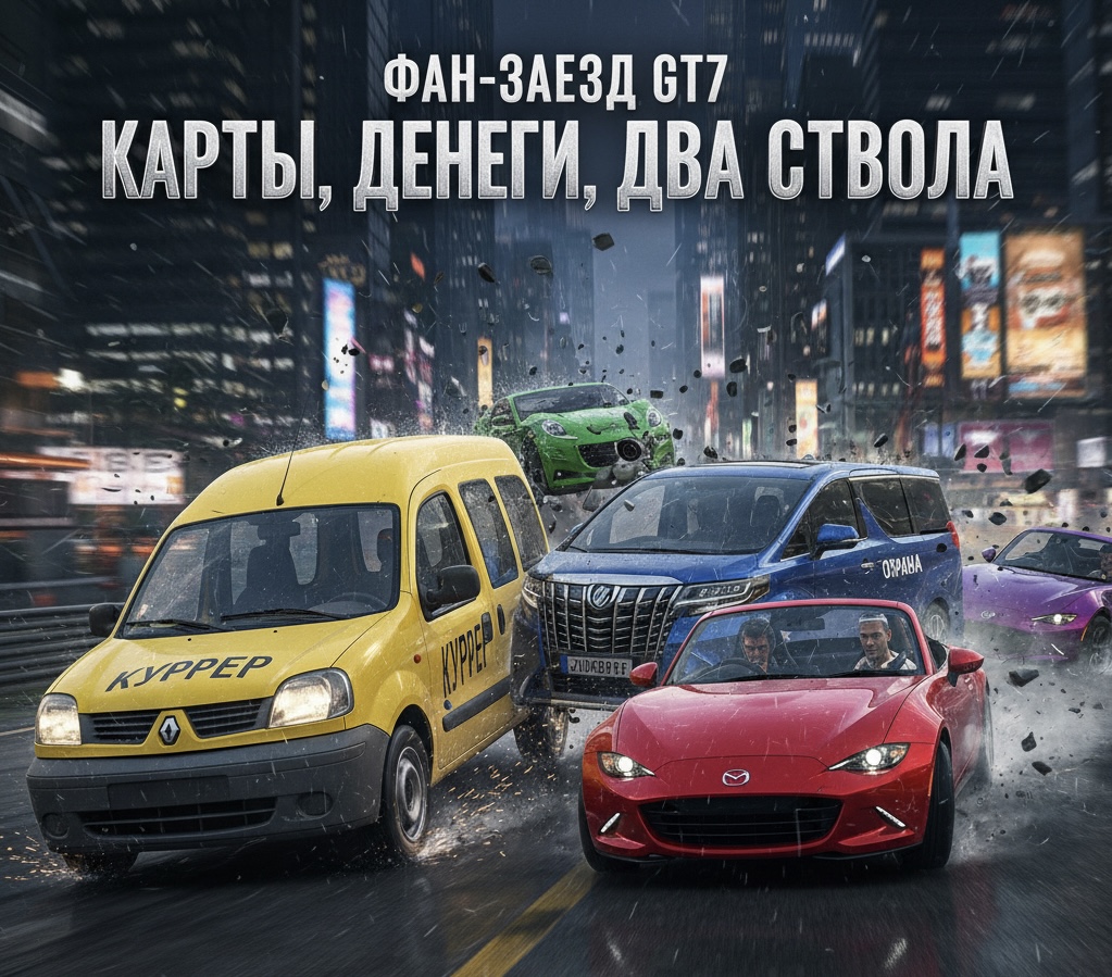 ФАН-ЗАЕЗД GT7: «КАРТЫ, ДЕНЬГИ, ДВА СТВОЛА»