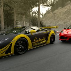 Lamborghini VS Ferrari 4k wallpaper