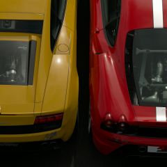 Lamborghini VS Ferrari 4k wallpaper